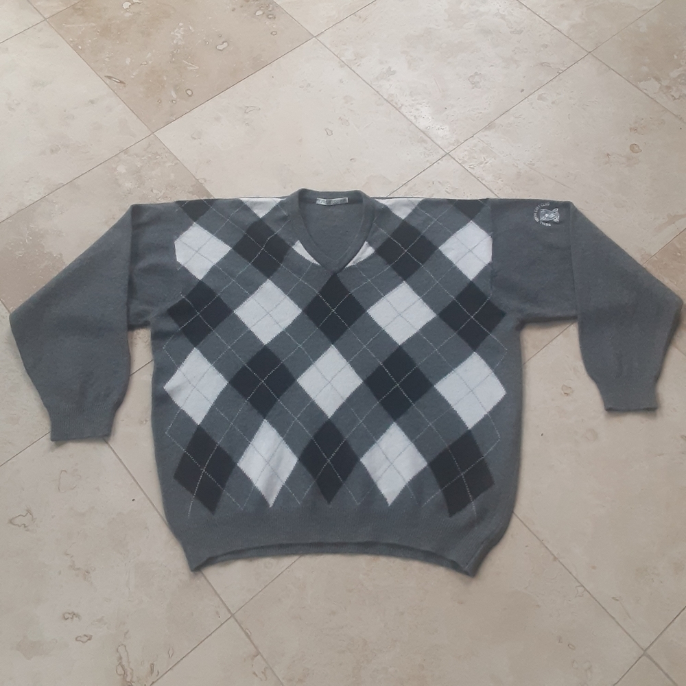 Lyle & Scott Royal Troon Lambswool/Angora Sweater, Made In Scotland, LIKE NEW!